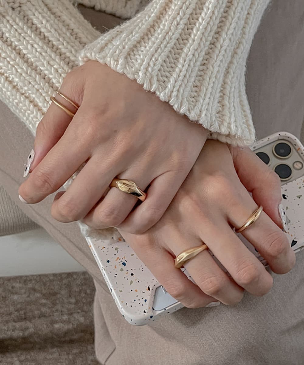 Ugly Chunky Ring Set (2 Colors Available)