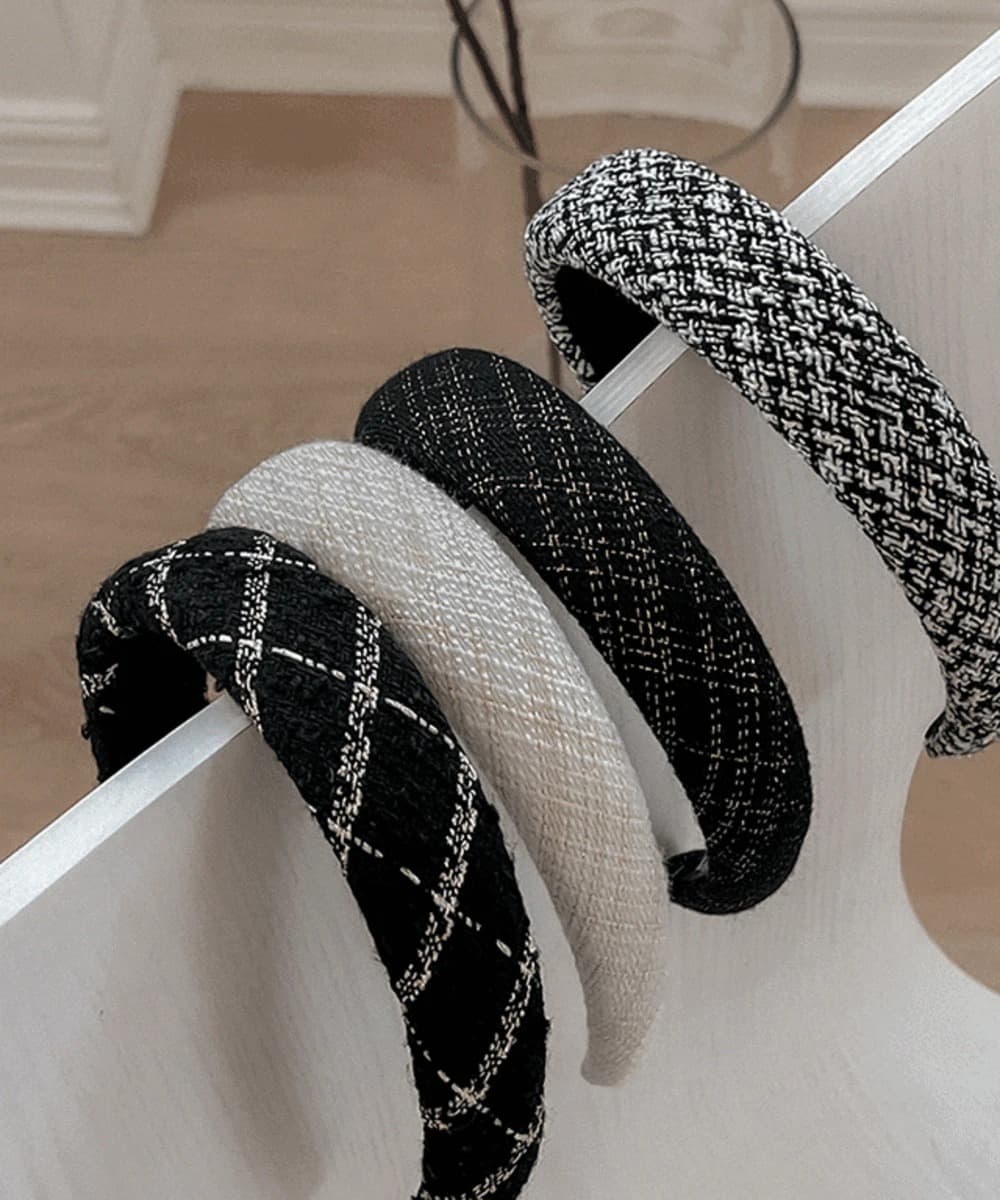 Classic Tweed Hairband Headwrap
