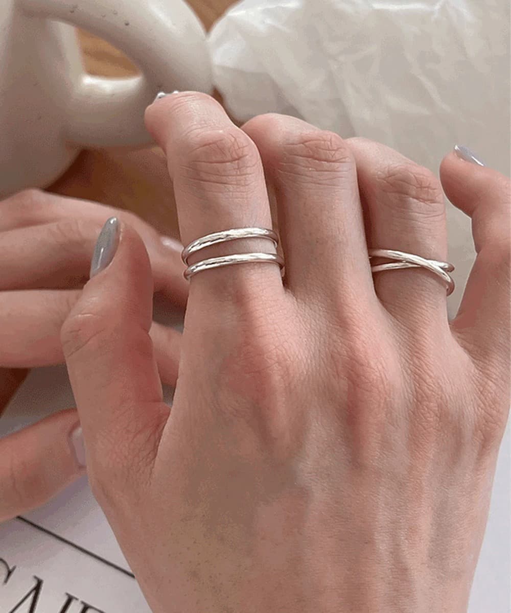 Reversible X 925 Silver Ring